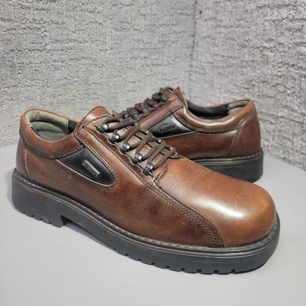 Josef Seibel Men's Size EU 41 US 9 Brown Leather Oxford Lace Up Oxford Shoes - Picture 2 of 10